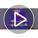 Christmas Chicken Neon Sign with Santa Hat - Festive Party Decoration