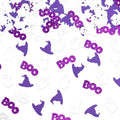 Purple Halloween Confetti 200pcs Witch Hat Boo Ghost Party Decorations