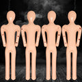 Halloween Inflatable Props Set - 4 Life-Size Outdoor Decorations with Tattoos