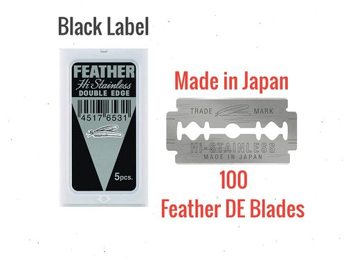Feather Double Edge Safety Razor Blades 100 Count
