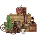 Western Cowboy Party Decorations Set - 16 Pieces, Cowgirl Birthday Supplies - Classic Variation