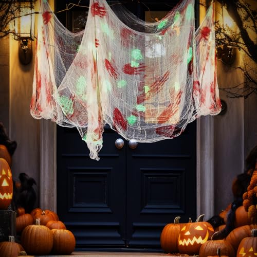 Halloween Creepy Cloth - Bloody Glow 85 x 197 Inch Spooky Decor, Variation of THIS listing