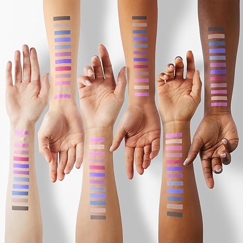 Purple Eyeshadow Palette Matte Glitter Goth Eye Makeup - 16 Shades - K'APEINE