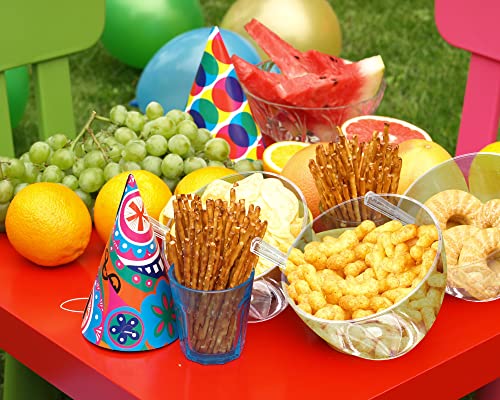 12 Pcs Acrylic Candy Bowls with Scoops for Party Buffet - 25 oz Variation of 12