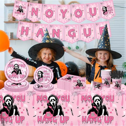 Halloween Pink Disposable Plastic Tablecloth Set - 3-Pack for Indoor & Outdoor Parties