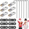 Heavy Duty Inflatable Stakes Tethers Kit for Outdoor Decorations - Metal Variation