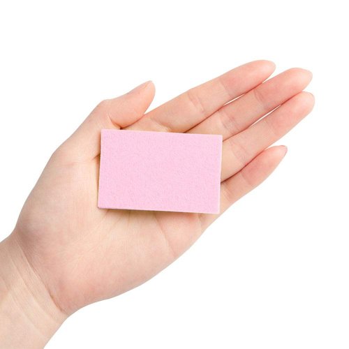 Aysekone 600 Pieces Pink Lint Free Nail Wipes Gel Polish Remover Cotton Pads for Manicure and Nail Art