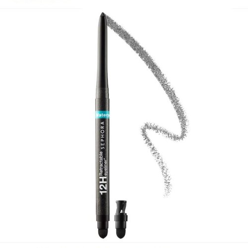 SEPHORA Favorites Waterproof 24H Retractable Eyeliner - 09 Glitter Black - 0.010 oz / 0.3 g