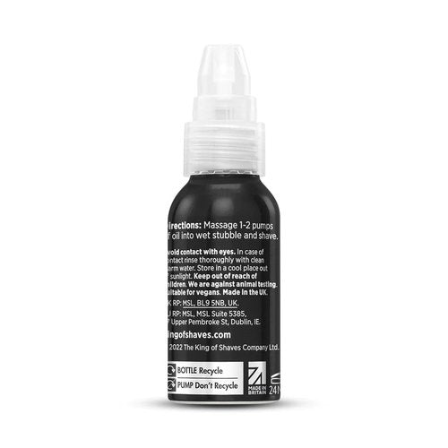 King of Shaves Sensitive Advanced Shaving Oil With Handy Pump QUAD PACK 1.01 fl oz