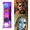 Water Activated Eyeliner Palette - 10 Colors UV Glow Face & Body Paint - Variation 02