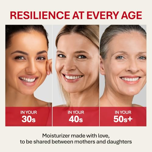 Rothea Resilience Cream, Anti-Aging with Bakuchiol 10,000ppm (Natural Retinol Alternative), Face Moisturizer, Neck Cream with Collagen, Ceramides, Peptides, Niacinamide, Korean Skin Care, 1.7 oz