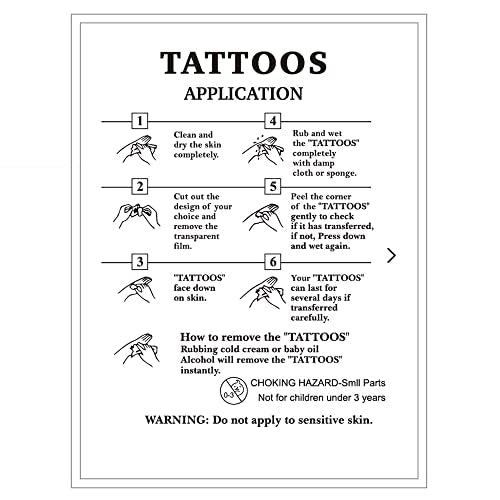 Patriotic 4th of July Temporary Tattoo Stickers - USA Flag & Stars, 20 Sheets