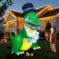Dinosaur Inflatable Hanukkah Decoration Outdoor Yard Decor - 5FT Blow Up LED