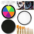 UV & Black & White Face & Body Paint Kit Set A - Gothic SFX Makeup