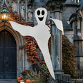Halloween Ghost Tree Wrap Decor - 52 Inch Outdoor Friendly Ghost with White Variation