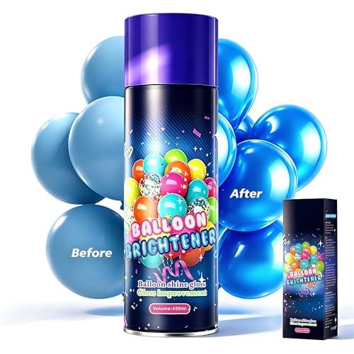 Balloon Shine Spray 450ml – Instant High-Gloss for Latex & Foil Balloons - 1 Pack