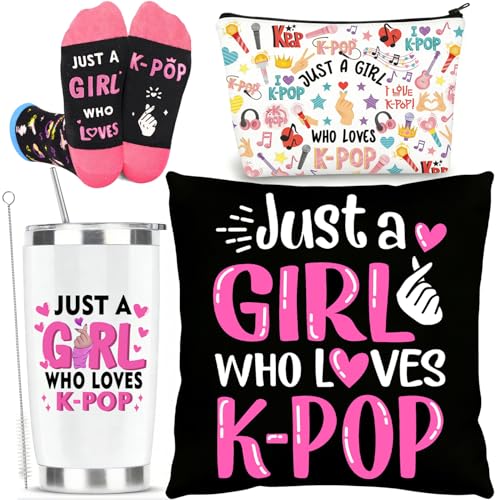 K-Pop Fan Gift Set with Mug Pillowcase Socks - Variation K-POP-04