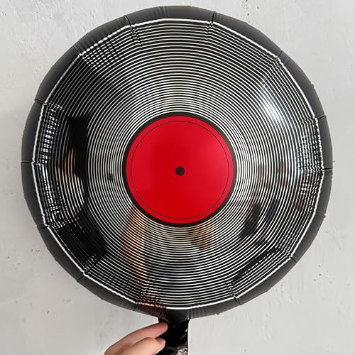 Vinyl Record & Treble Clef Balloons Set - Retro Music Party Decorations