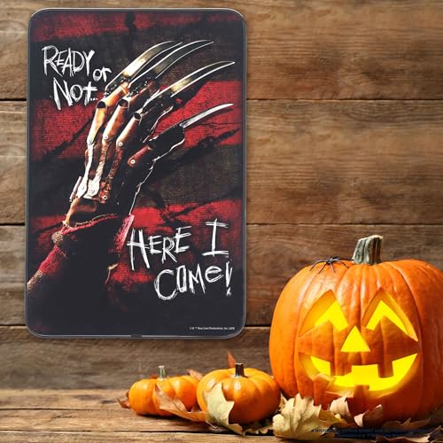 Nightmare On Elm Street Wall Decor Ready Or Not Red Gray Wood Sign Horror