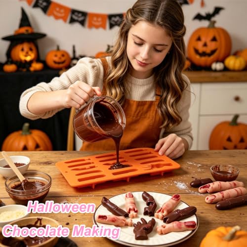 Halloween Silicone Chocolate Molds 15 Cavity Finger Shape - 2026 Variation