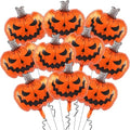 Halloween Pumpkin Foil Balloons Set - 29 Inch Party Decorations