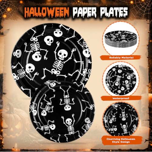 Halloween Skeleton Party Supplies Set - Skeleton Variation for 30 Guests