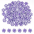 Purple White Candy Cane Christmas Ornaments Bulk Set - 100PCS Holiday Decor