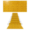 Grevosea 2-Pack Yellow Brick Road Floor Runner - 4.5x9 Feet Halloween Decor - Variation 2