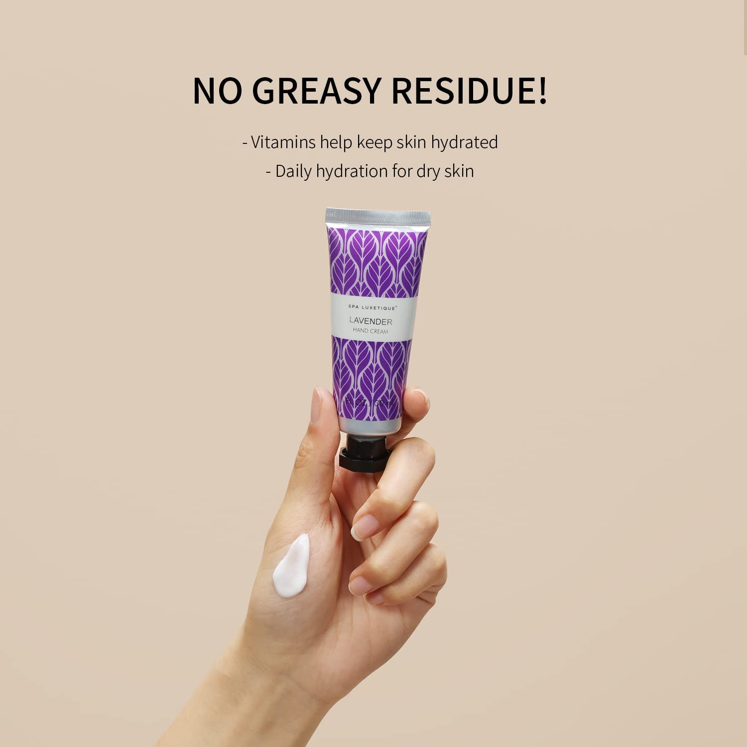 Spa Luxetique Hand Cream Set - Moisturizing Shea Butter & Glycerin Lotion | 4 Travel Size Gifts for Women