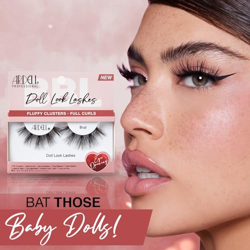 Ardell Doll Look Lashes Brat Style - Fluffy Full Curl False Eyelashes 1 Pack