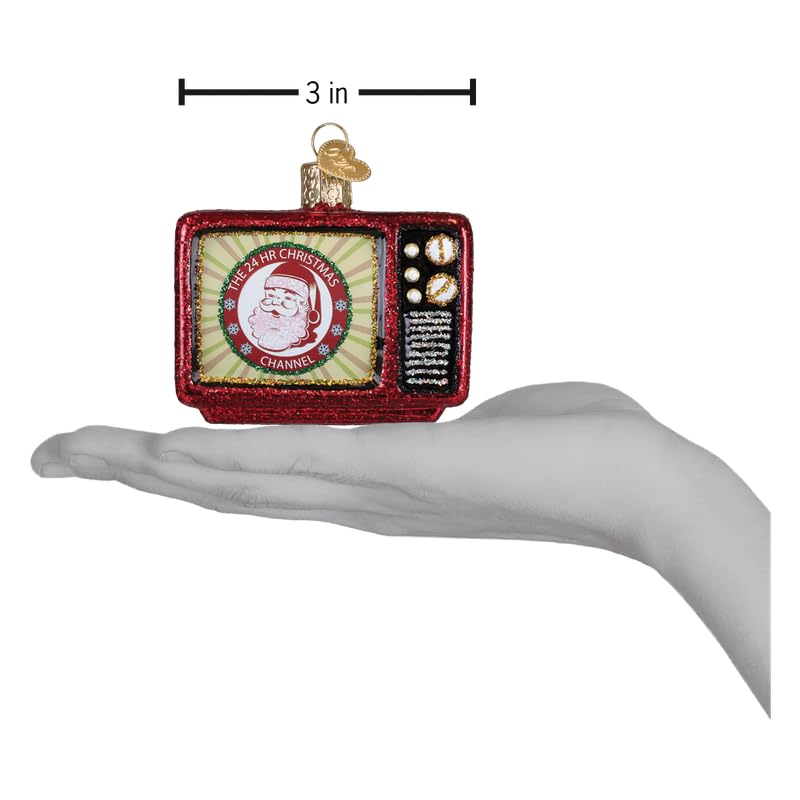 Glass Christmas Ornament 24 Hr Old World Holiday Handcrafted Tree Decoration