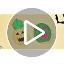 Halloween Wooden Table Decorations Set - Spooky Summer Centerpieces, 5 Pieces