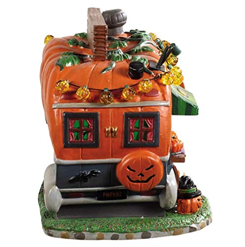 Pick Me Pumpkin Wagon Halloween Decor Lighted Collectible