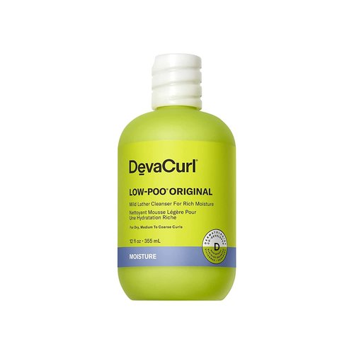 DevaCurl Low-Poo Original Cleanser - Hydrating Mild Lather for All Curl Types | Enhances Curl Shape