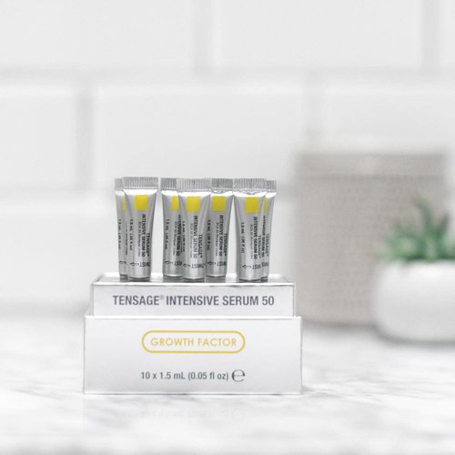 Biopelle Tensage Growth Factor Face Serum - Snail Mucin & Hyaluronic Acid, 10 Count