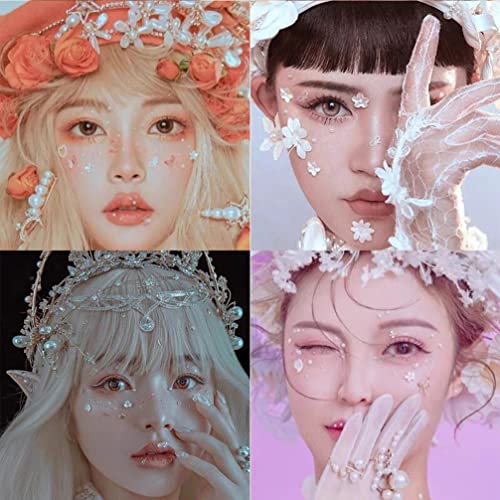 Self-Adhesive Glitter Rhinestone Face & Body Gems with Variation Peacock Elephant Magpie Elk Squirrel