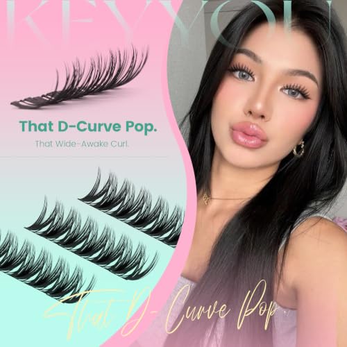 Flora Lash Clusters 16mm D Curl Eyelash Set - Only Flora F01 Variation