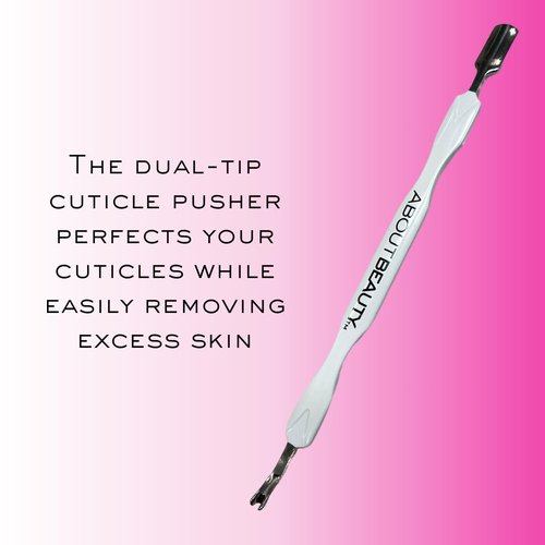 About Beauty All About Nails - 3 Japanese Beauty Tools, Includes Nail Clipper with Clip Catcher, Dual Tip Cuticle Pusher & Cutter, & Glass Nail File with Coarse and Fine Side