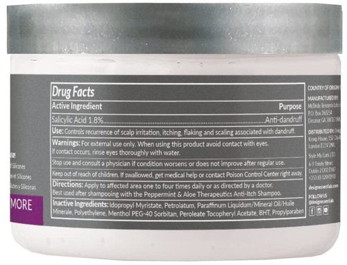Design Essentials Peppermint & Aloe Anti-Itch Hair & Scalp Treatment - 5 Fl Oz | Dandruff Relief