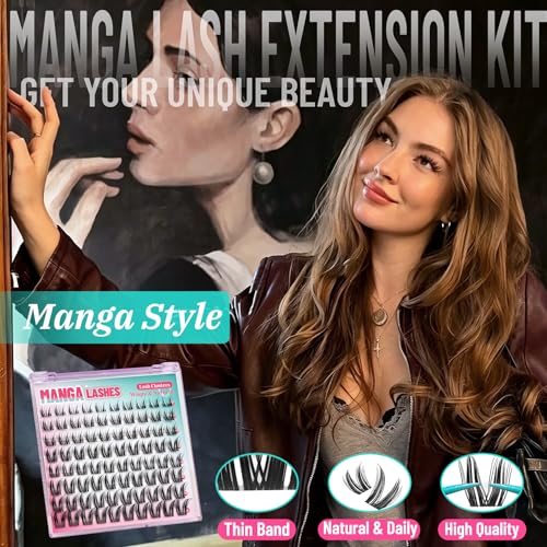Eyelash Clusters Kit with Lash Glue - Bunny Lashes Ciel Variation