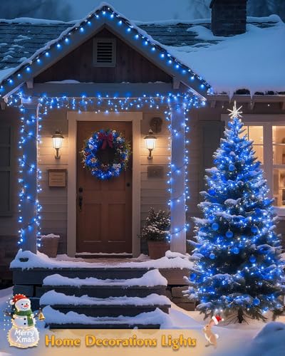 580 LED String Lights 196FT Waterproof Outdoor Indoor Fairy Lights with Remote Control