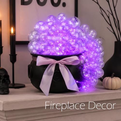 Purple Bubbles Cauldron Halloween Indoor Decoration DIY Set - Witches Cauldron Pot