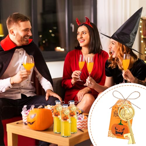 Halloween Pumpkin Bottle Opener Set - 24 Bulk Party Favors & Decorations
