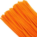 Orange Pipe Cleaners 100pcs Chenille Stems for Crafts & DIY Projects