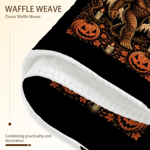 Halloween Bigfoot Kitchen Hand Towels 16x24 Inch - Color 3