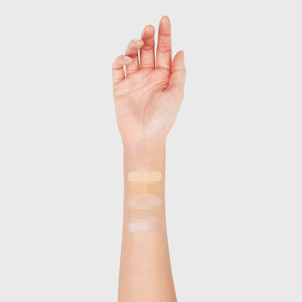 Woosh Beauty Fold Out Complexion | Travel Makeup Palette, Cream & Powder, 6 Shades