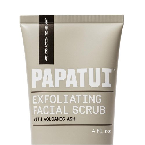 PAPATUI by Dwayne Johnson Exfoliating Facial Scrub for Men - Unscented Formula with Peptides & Niacinamide | 4oz