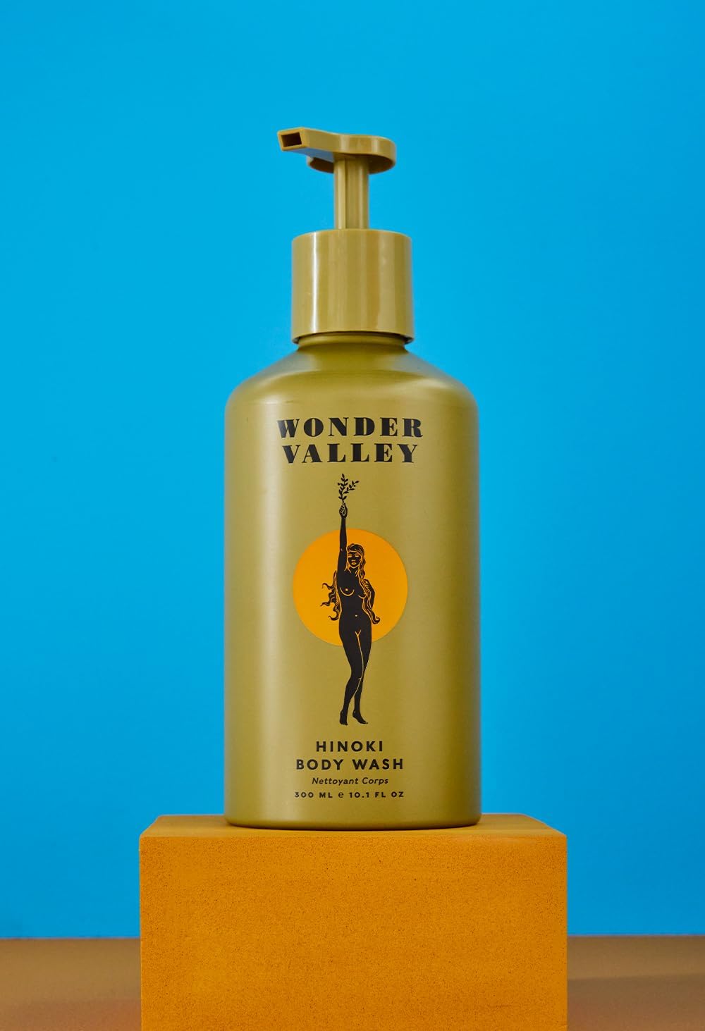 Wonder Valley Hinoki Body Wash - Vegan, Cruelty-Free Formula for All Skin Types | Hydrates & Cleanses (10.1 fl oz | 300 ml)