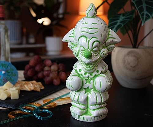 Killer Klowns Tiki Mug - Shorty Ceramic Collector Drinkware, 10oz