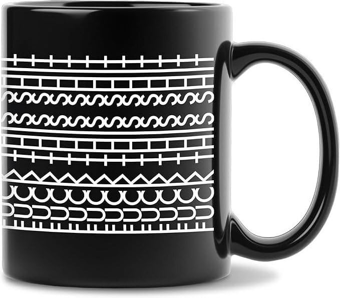 Black 11 Oz Hidden Message Ceramic Coffee Mug - Funny Office Gift Variation of THIS listing